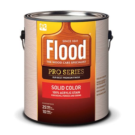 FLOOD Pro Series Solid Satin Neutral Deep Base Acrylic Wood Stain 1 gal FLD82201